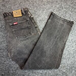 Vtg Polo Jeans Co Ralph Lauren Saturday Jean Women 12x31 Black Straight (34x31)